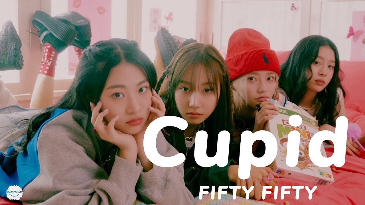 【中英歌詞】FIFTY FIFTY - Cupid 英文版 | 韓國新人女團 | 聽一遍就懂為什麼會紅了 | Cupid is so dumb