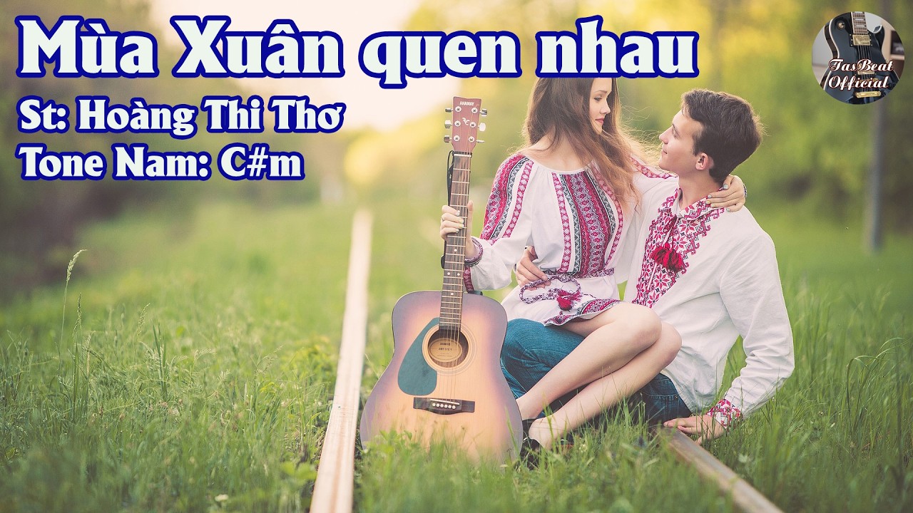 Karaoke Mùa Xuân Quen Nhau Tone Nam | TAS BEAT