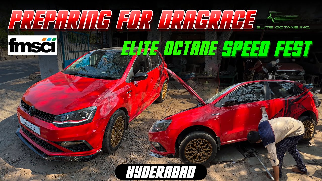 Preparing for Drag Race | Elite Octane Speed Fest Hyderabad Night Race
