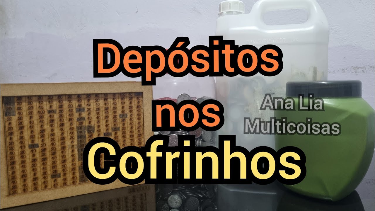 Abrindo cofrinho + depósito no cofre japonês