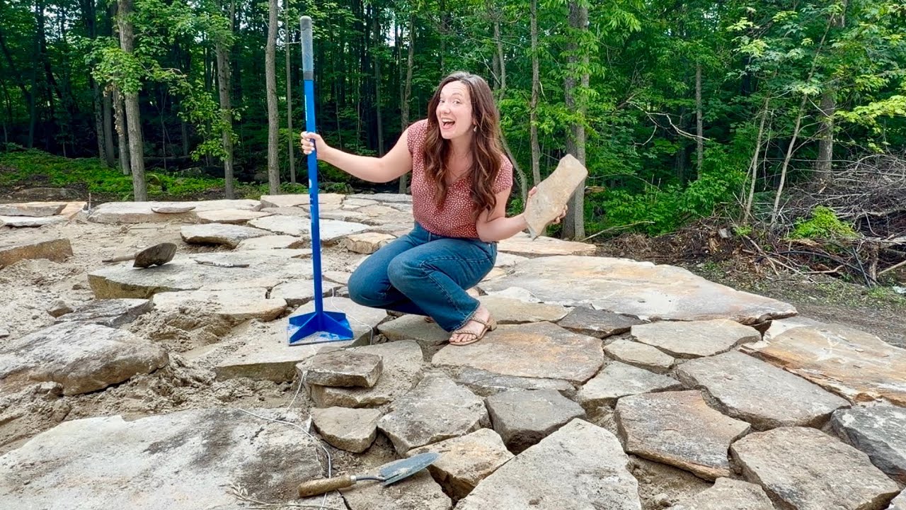 TODAY IS THE DAY... Starting my NATURAL STONE PATIO!!