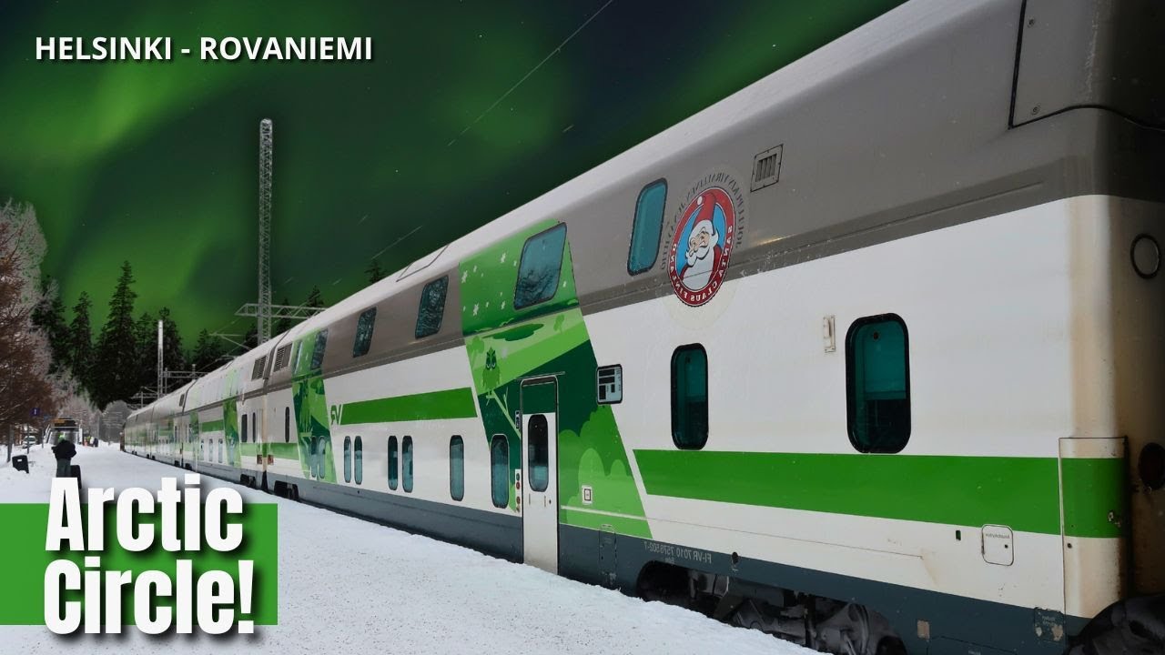 На спальном поезде SANTA CLAUS EXPRESS к Полярному кругу! Из Хельсинки в Рованиеми