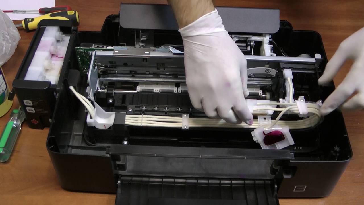 Прокачиваем СНПЧ Epson L200