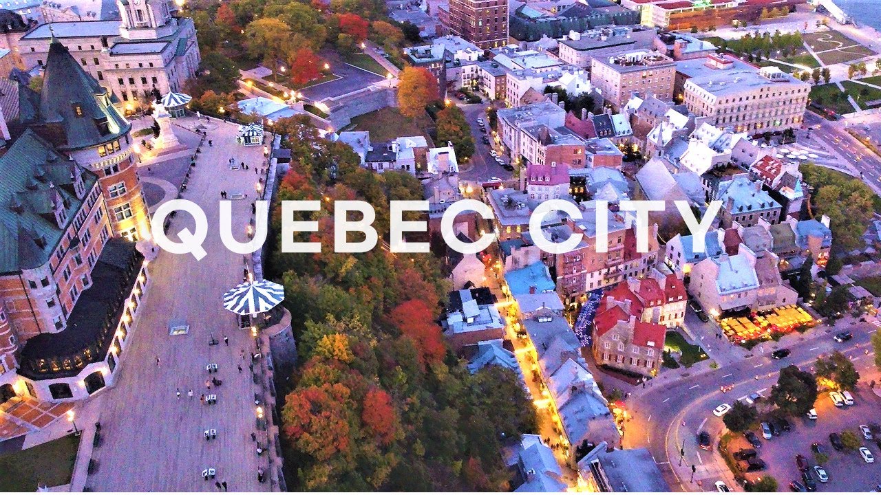 [4K] 🇨🇦 Алиса в Канаде: исследование Старого Квебека осенью🏰🍁 / Верхний город, 6 октября 2021 г.