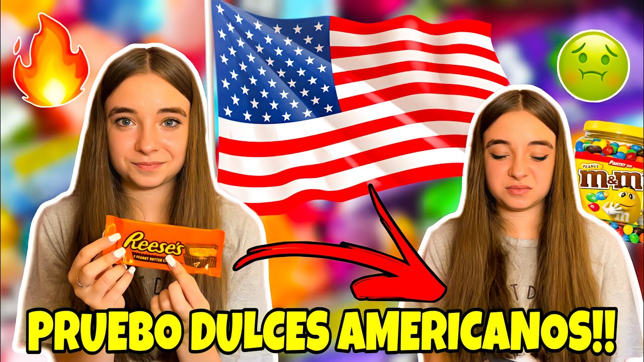 PROBANDO DULCES AMERICANOS🍬 ¡¡SUPER ACIDOS!!💥🤮