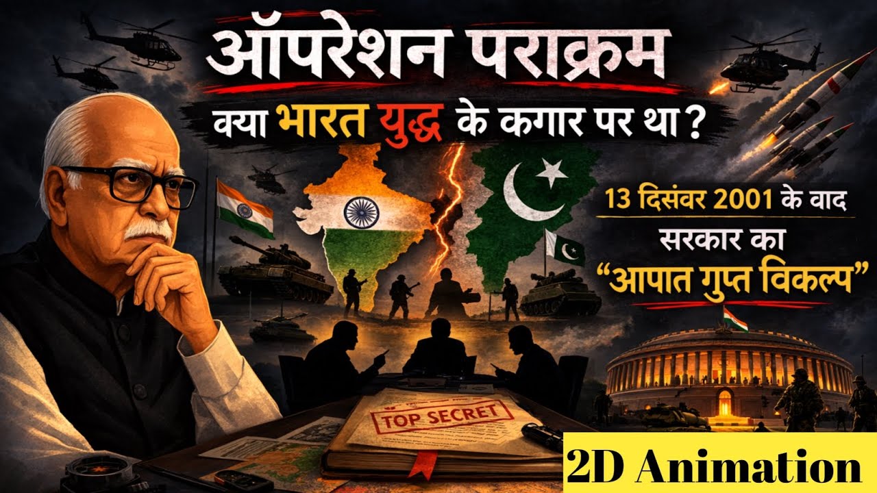 Documentary video | Operation Parakram | The decision that stopped history from changing...2D Animation Documentary