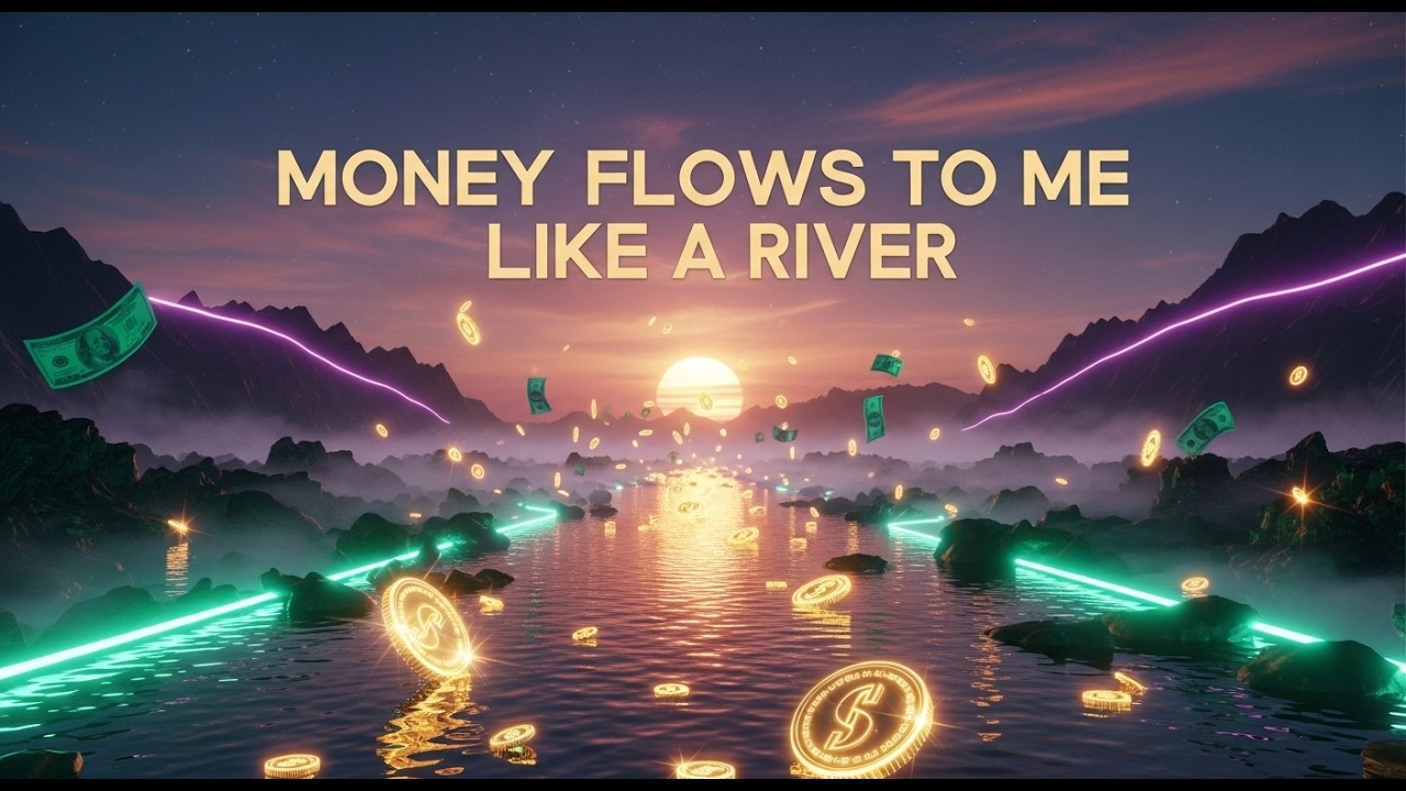 Money Flows to Me Like a River 💰 | Powerful Money Attraction Affirmation Song