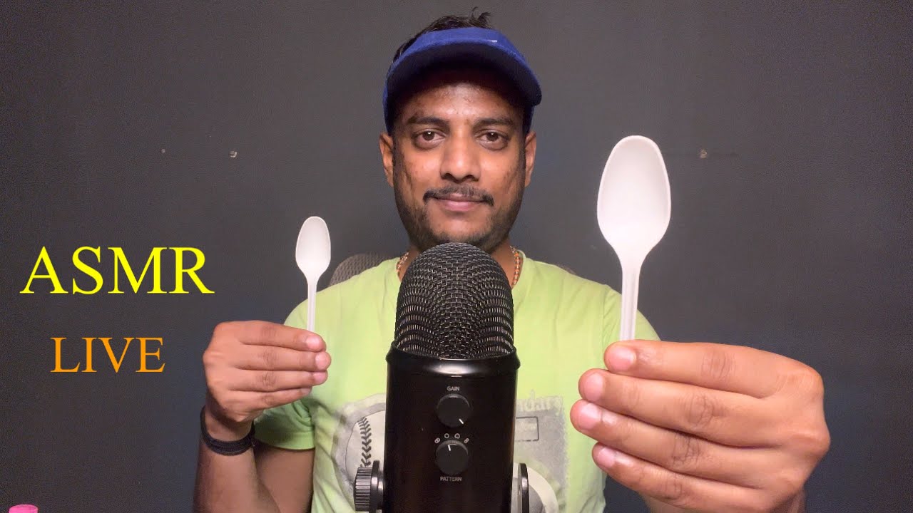 ASMR Spoons On Mic For Relaxing ( No Talking )