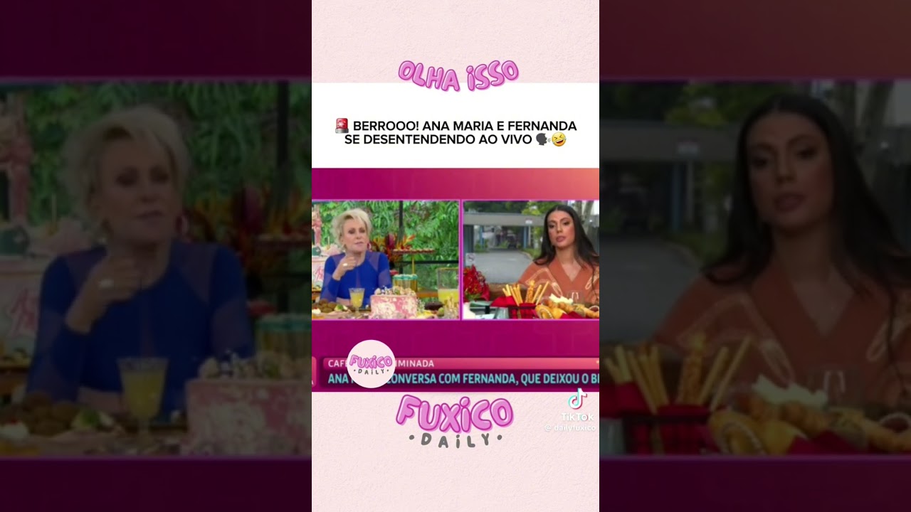 Fernanda responde com grosseria Ana Maria Braga                            #bbb #globo