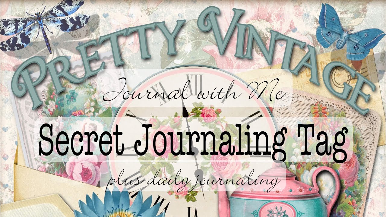 Secret Journaling Tag plus Daily Journaling. This is Simple & Beautiful. Junk Journal Tutorial
