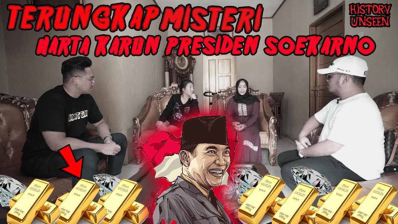 TERUNGKAP SUDAH MISTERI HARTA KARUN SOEKARNO.  BISA LUNASI HUTANG NEGARA !!