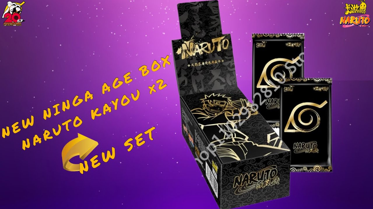 OPENING THE NEW BOX NARUTO KAYOU NINJA AGE/ ОТКРЫТИЕ НОВОЙ КОРОБКИ НАРУТО КАЮ 🥷🥷