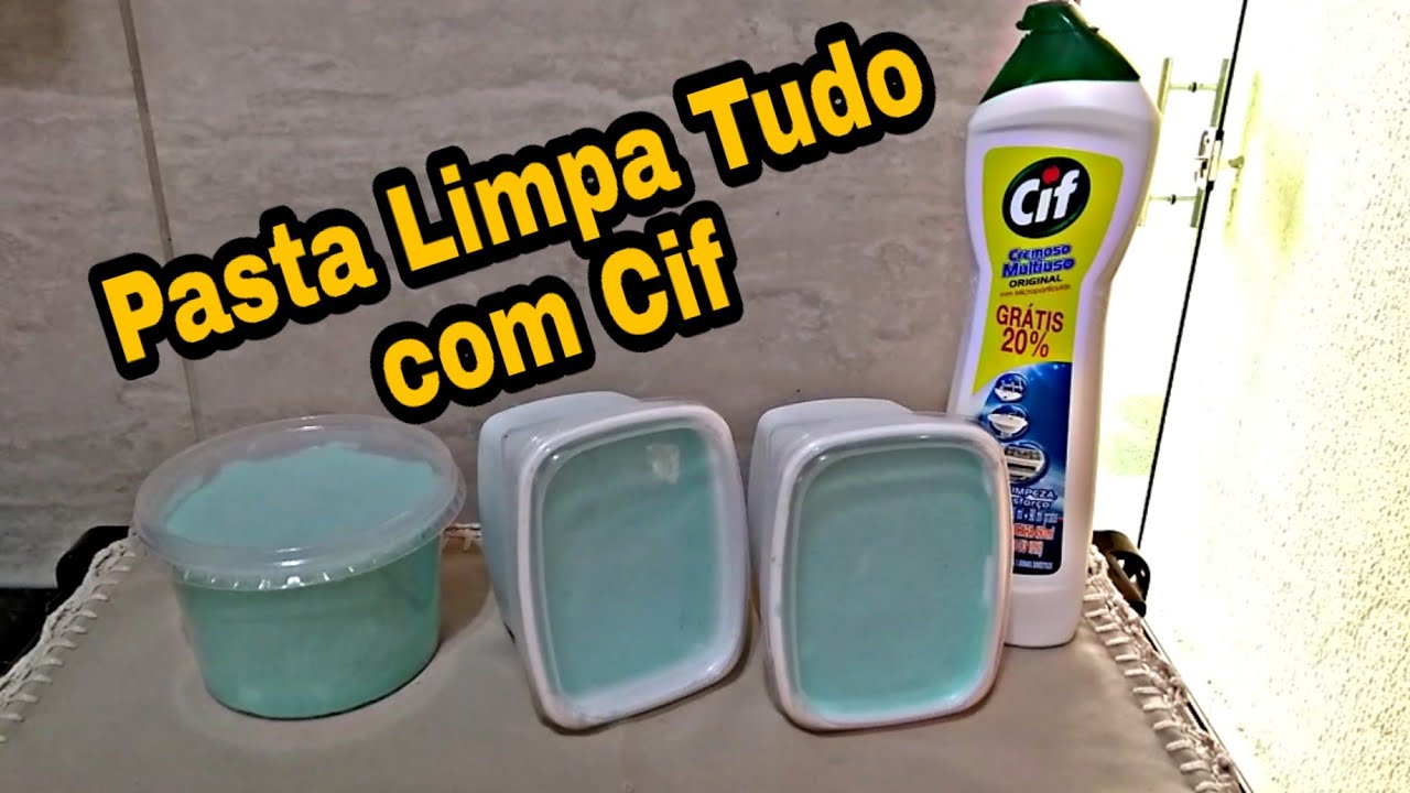 FAÇA E VENDA PASTA LIMPA TUDO COM CIF desengordurante 1,5 kg | DICAS SIMPLES