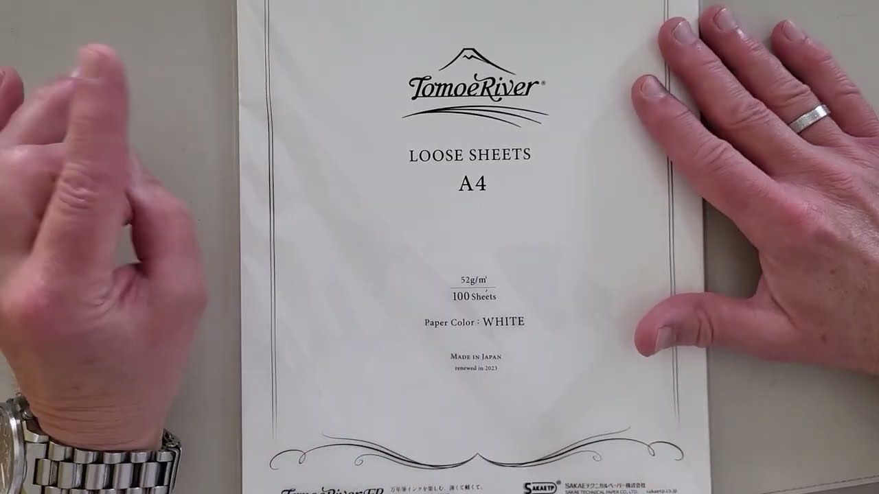 Tomoe River Paper - reviewed as printing paper and for diary inserts