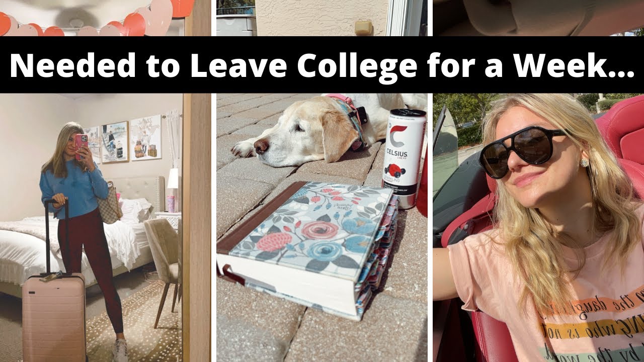 needing a mental health break from college... I’m home!
