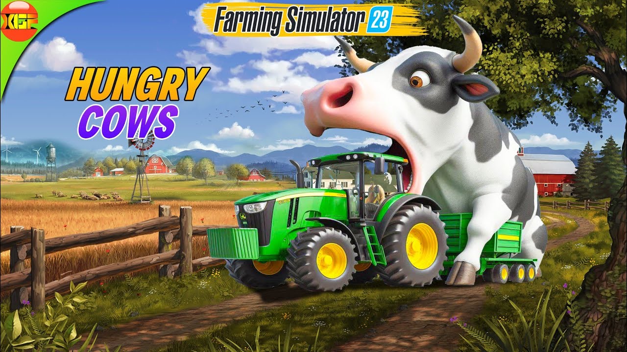 Very Challenging To Feed Cows Regulalry  | John Deere & CaseIH Fs23 #88