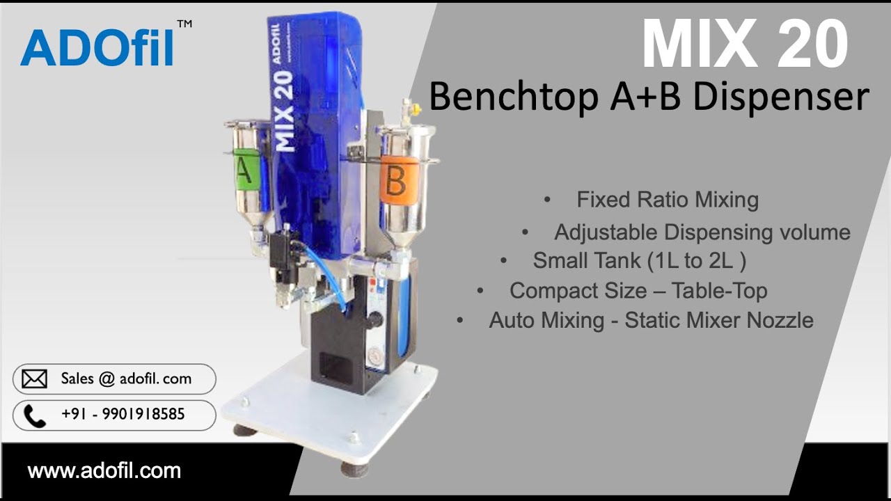 Epoxy Dispenser - 2K Bench Top -  Mix20