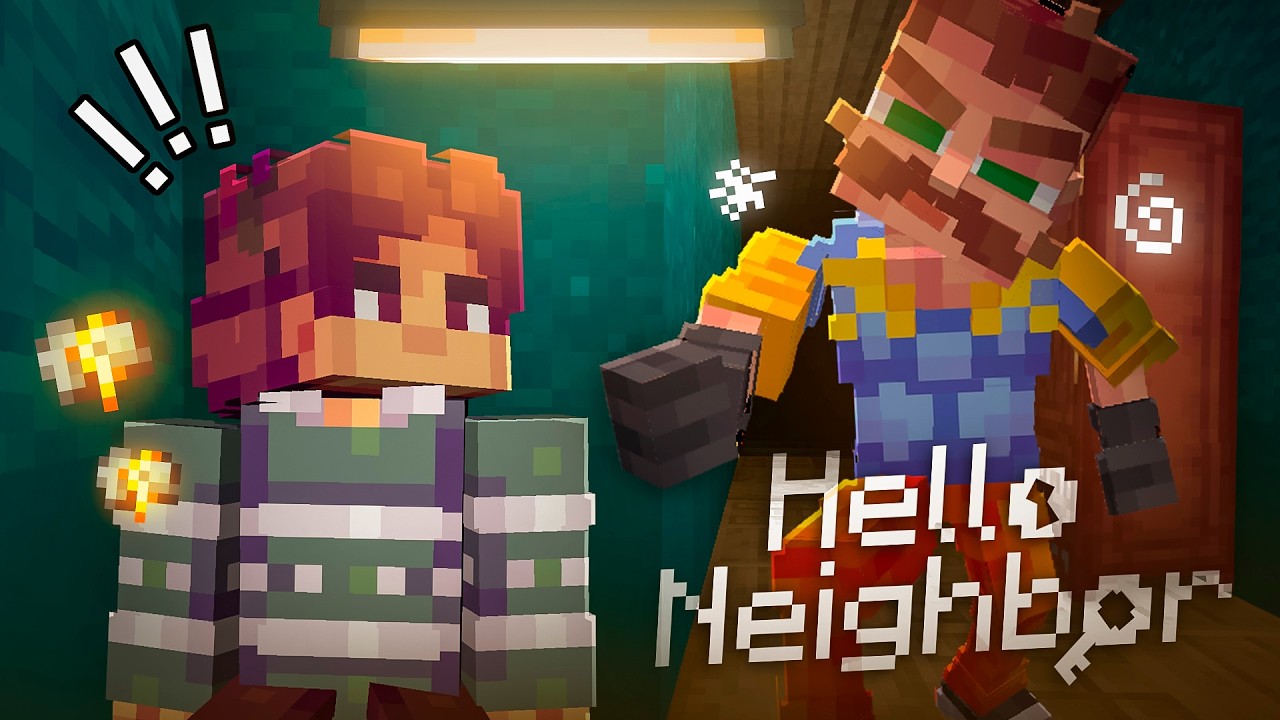 😰Я Перенес Привет Сосед В МАЙНКРАФТ! (Hello Neighbor)