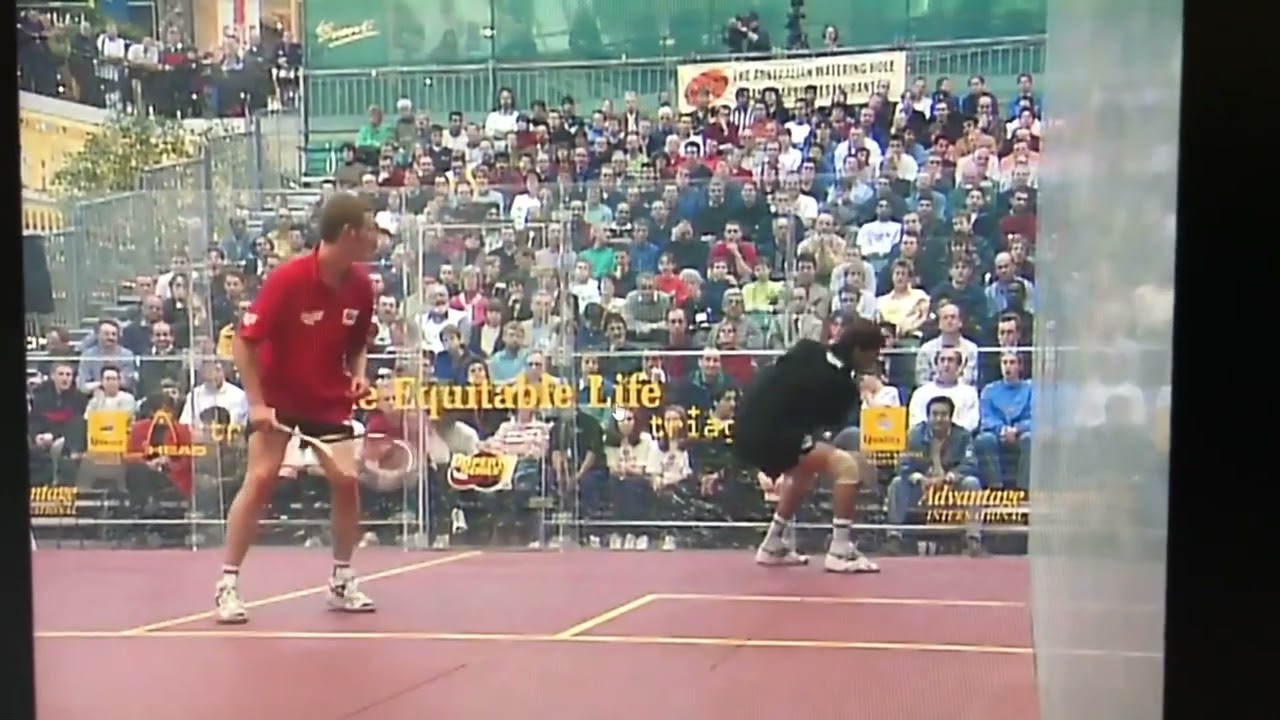 Jansher Khan Squash Swing Style