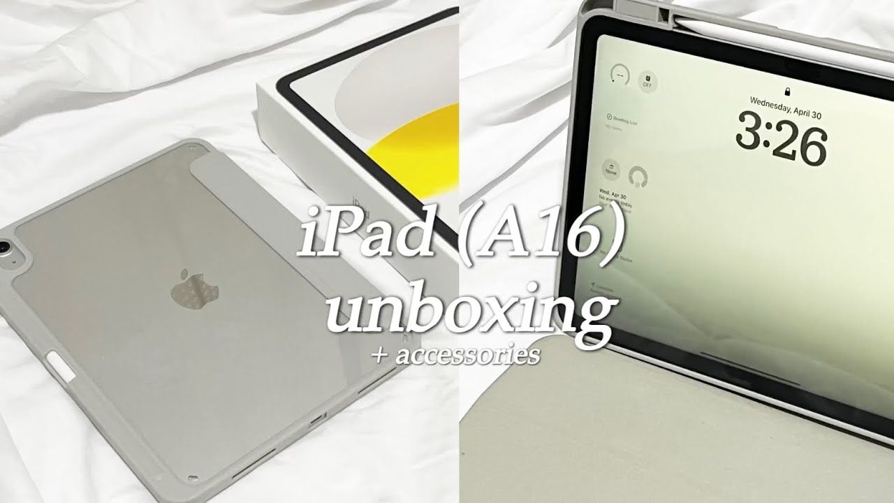 iPad (A16) 11th generation unboxing | goojodoq pencil + accessories