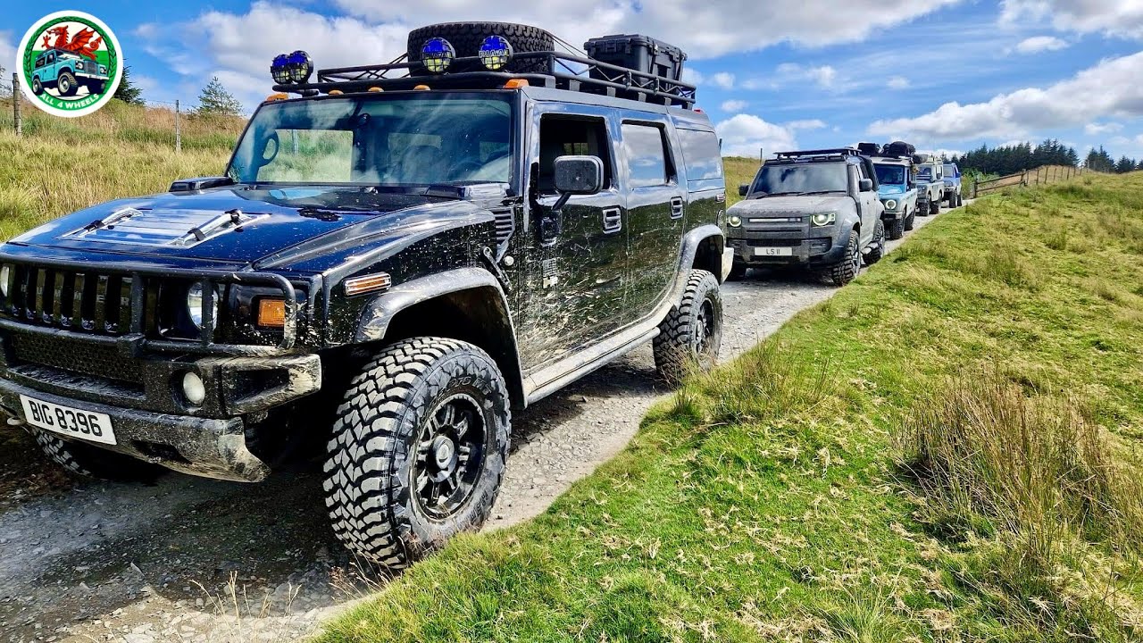 Hummer , Ineos Grenadier , Land Rover Green Laning Wales #automobile #offroad #adventure