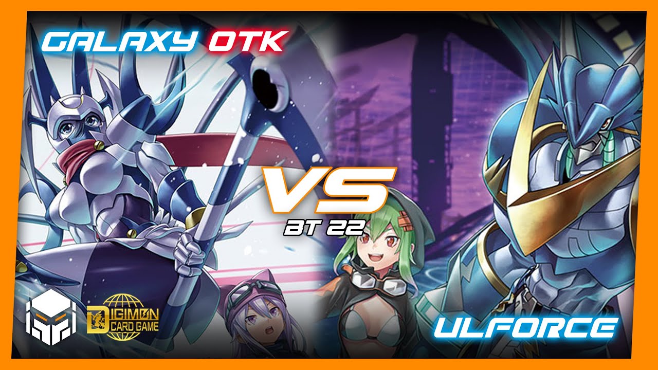 Galaxy OTK vs UlforceVeedramon [Digimon Card Game & TCG BT22]