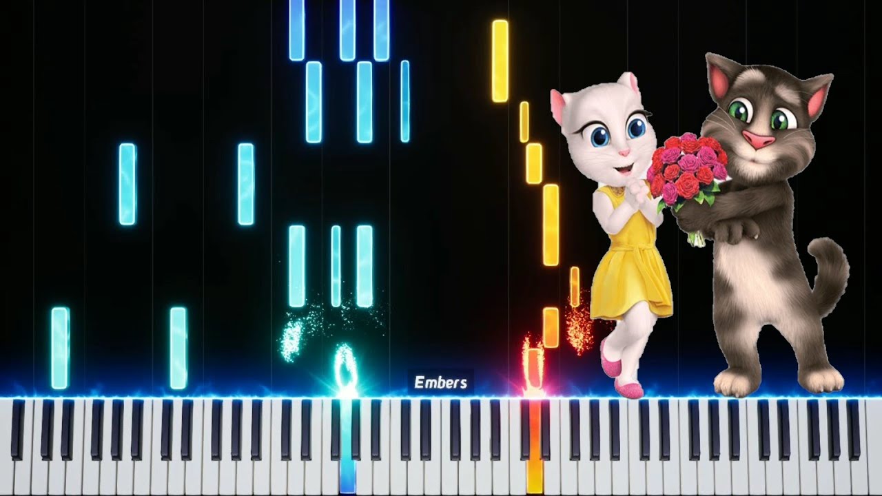 😻 You Get Me 😻 - Tom and Angela (Talking Friends) - Piano