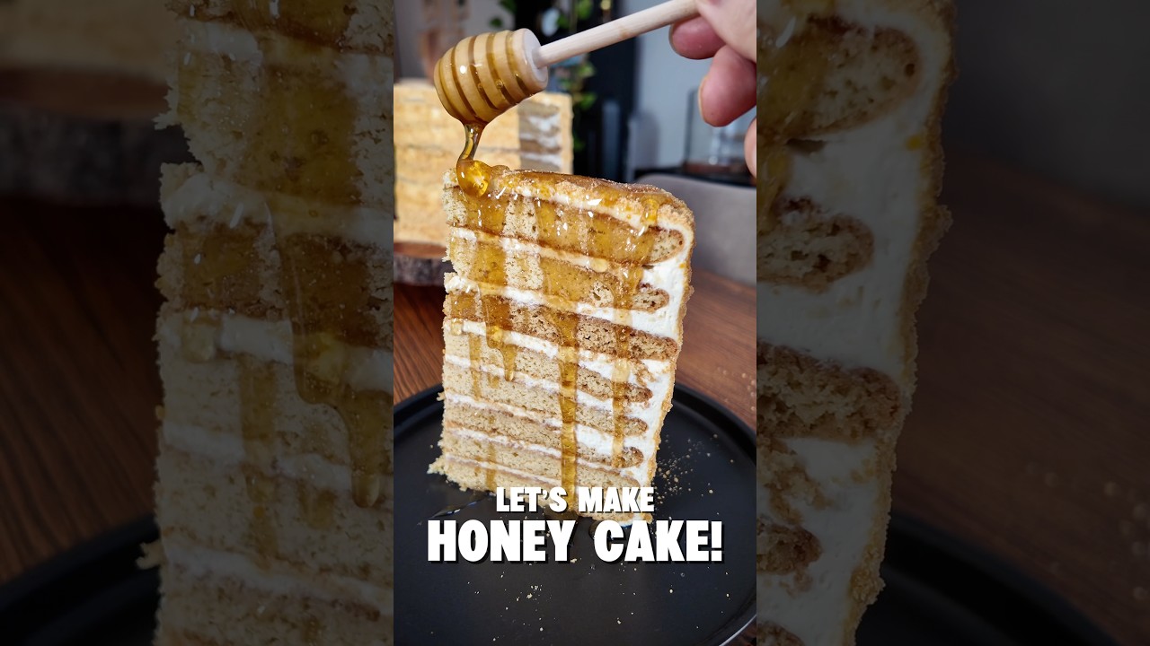 Honey Cake Recipe 🍯 🍰 Medovik