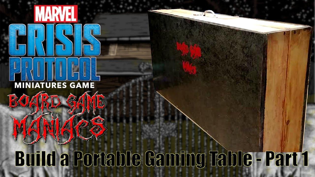 Marvel Crisis Protocol - Building a 3x3 portable gaming table part 1  - BoardGameManiacs