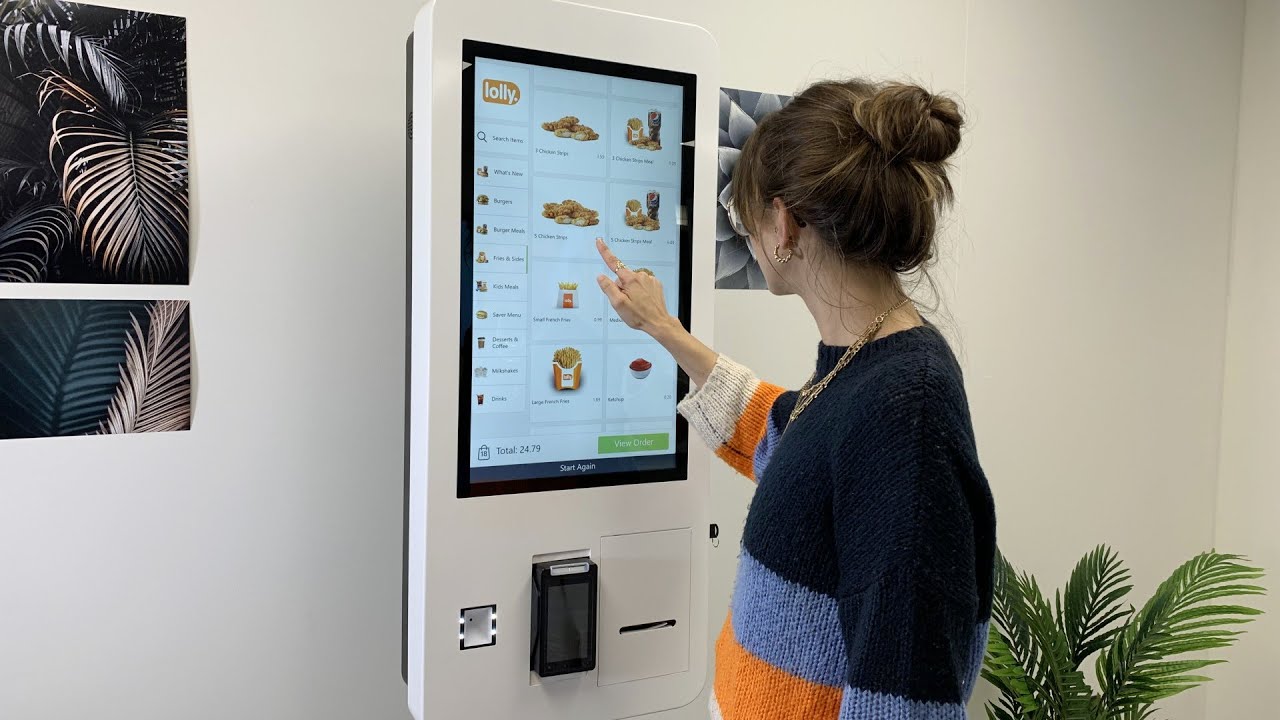 Borne tactile de paiement MCTOUCH | Optimiser la prise de commande