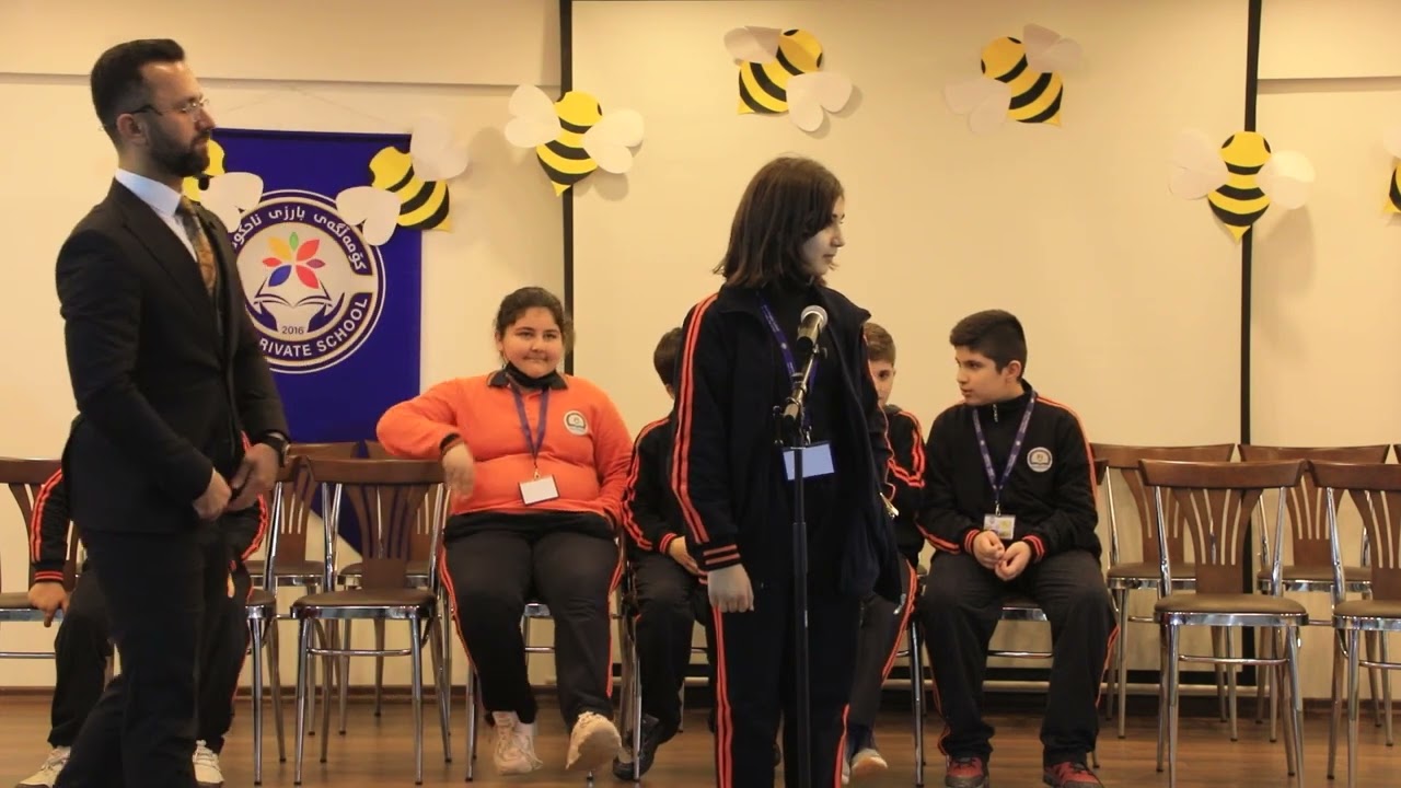 Spelling Bee Competition (Barz Private School) - پێشبڕکێی Spelling Bee