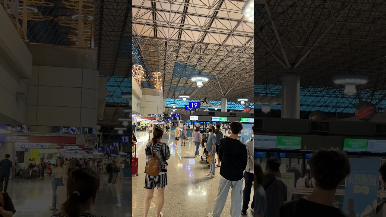 Airport Taoyuan,Taiwan-Terminal 2 #travel #airport #travelvlog #trip