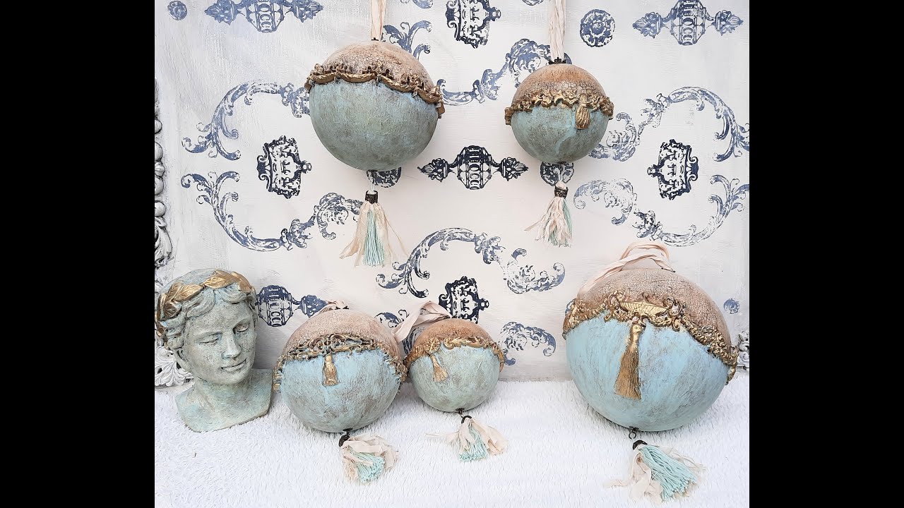 Anleitung Barock Kugeln - Instructions baroque baubles