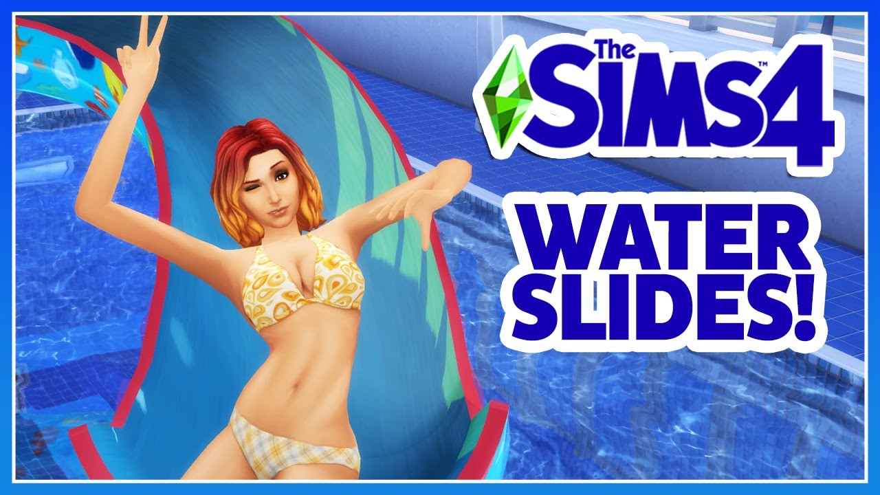 FUNCTIONAL WATER SLIDES MOD! | The Sims 4