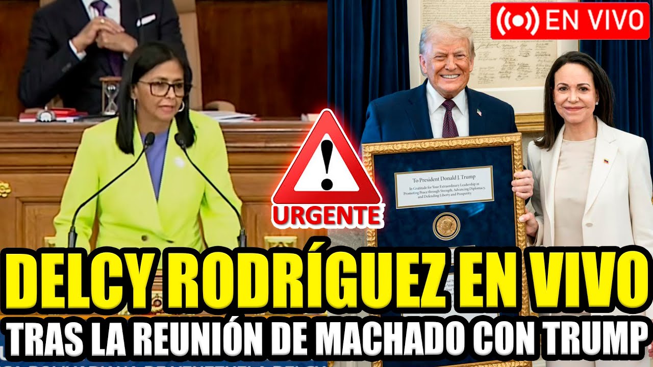 🚨URGENTE HABLA DELCY RODR&Iacute;GUEZ EN VIVO TRAS LA REUNI&Oacute;N DE CORINA MACHADO CON TRUMP | FRAN FIJAP
