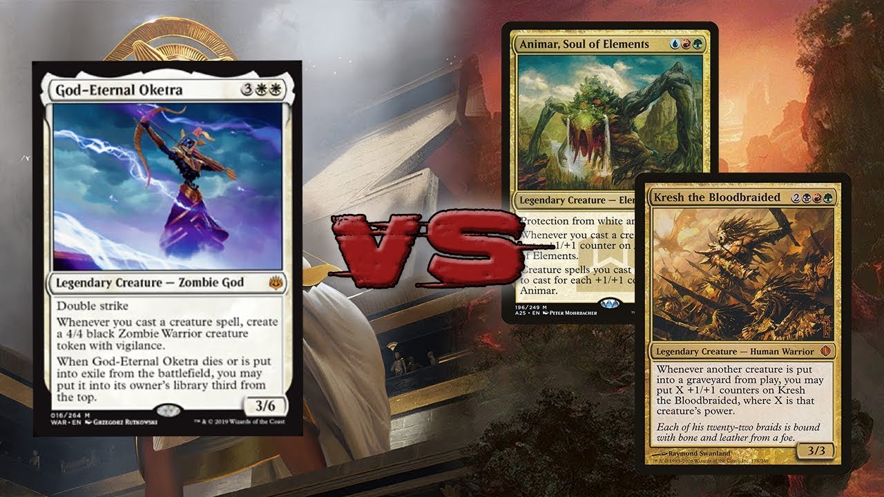 God-Eternal Oketra vs Animar & Kresh - Commander/EDH - tribalkai/eedi-H - 1v1