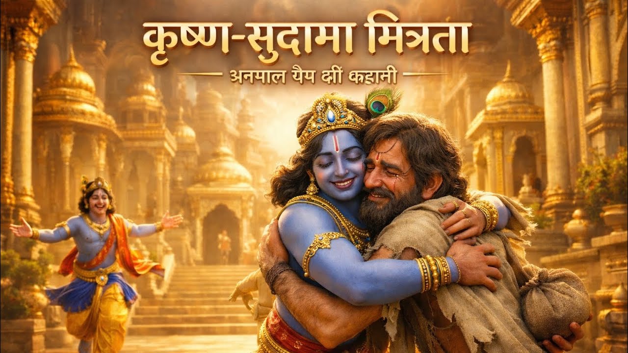 Sunkar Hi Daude Chale Aaye Mohan, Lagaya Sudama Ko Gale Se Mohan 🙏 | Krishna Sudama Bhajan | 