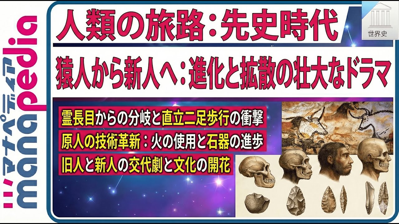 人類の旅路：先史時代　わかりやすい世界史1