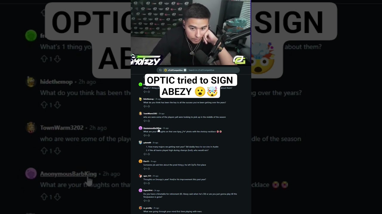 OPTIC TRIED TO PICK UP ABEZY 🤯🤯