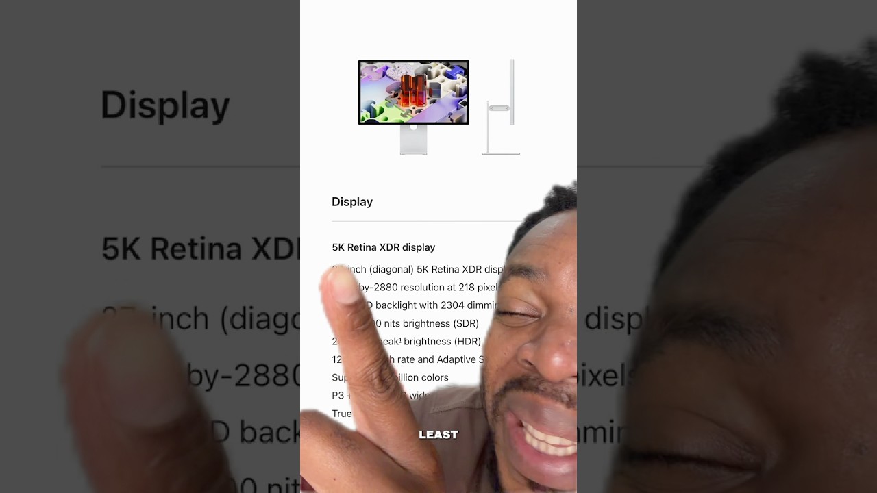 Лучший 5K монитор? #iphone17pro #studiodisplay #apple