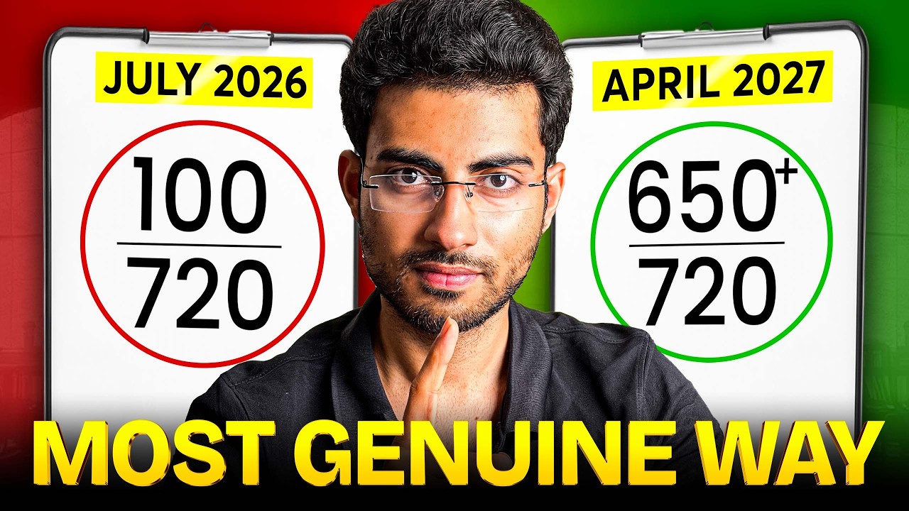 Most *Genuine* Way to Score 650+ in NEET 2027 | Aayush sir | Quality Speaks