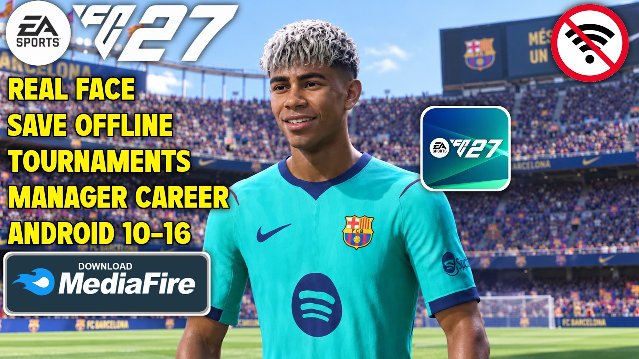 UPDATE [V 2.1] FIFA 16 MOD FC 27 SAVE OFFLINE MANAGER CAREER & TOURNAMENTS MODE