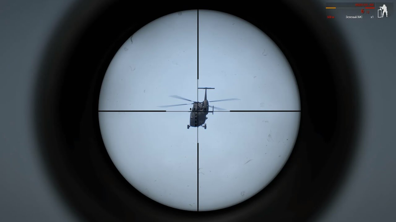 Arma 3 Sniper attacks helicopter Mi-48 Kajman