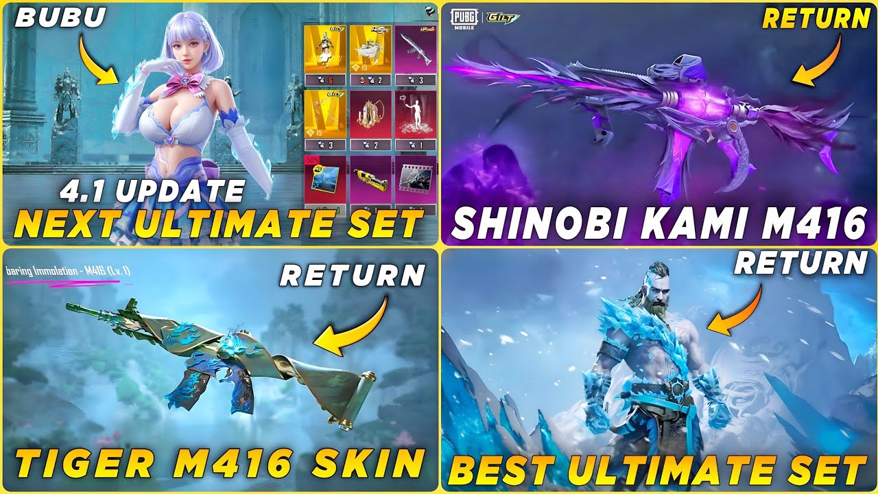 🔴 NEXT ULTIMATE SET | SHINOBI KAMI M416 RETURN CONFIRM | TIGER M416 RETURN? | RETURN ULTIMATE SET 🤩
