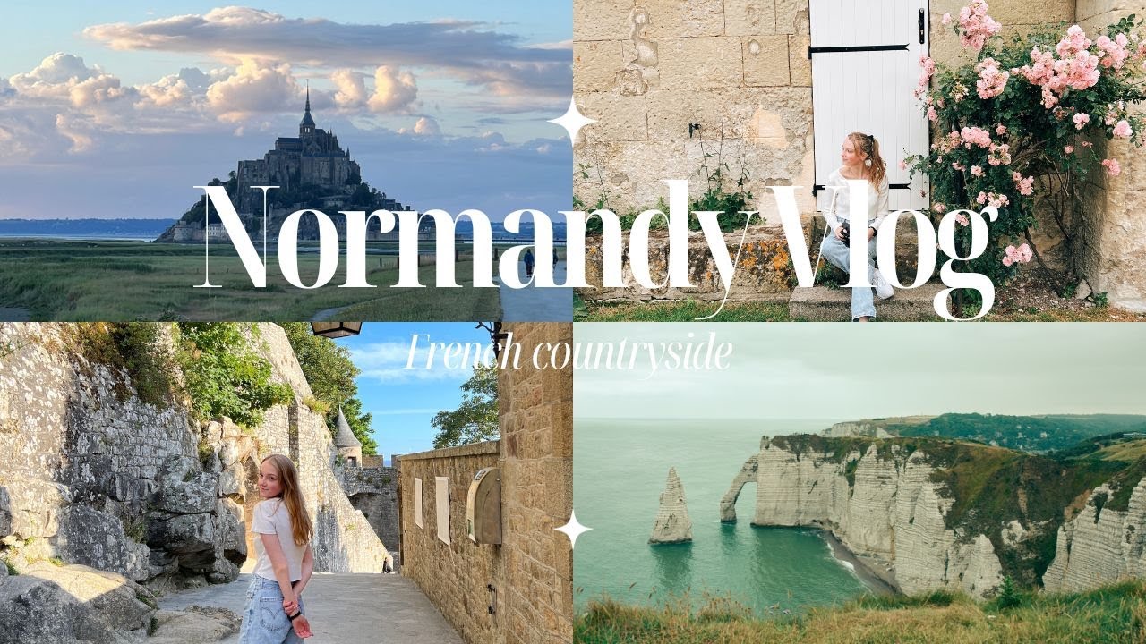 European Summer Vlog | Exploring Normandy, Mont Saint Michel 🏰, Etretat, & French Countryside 🥐
