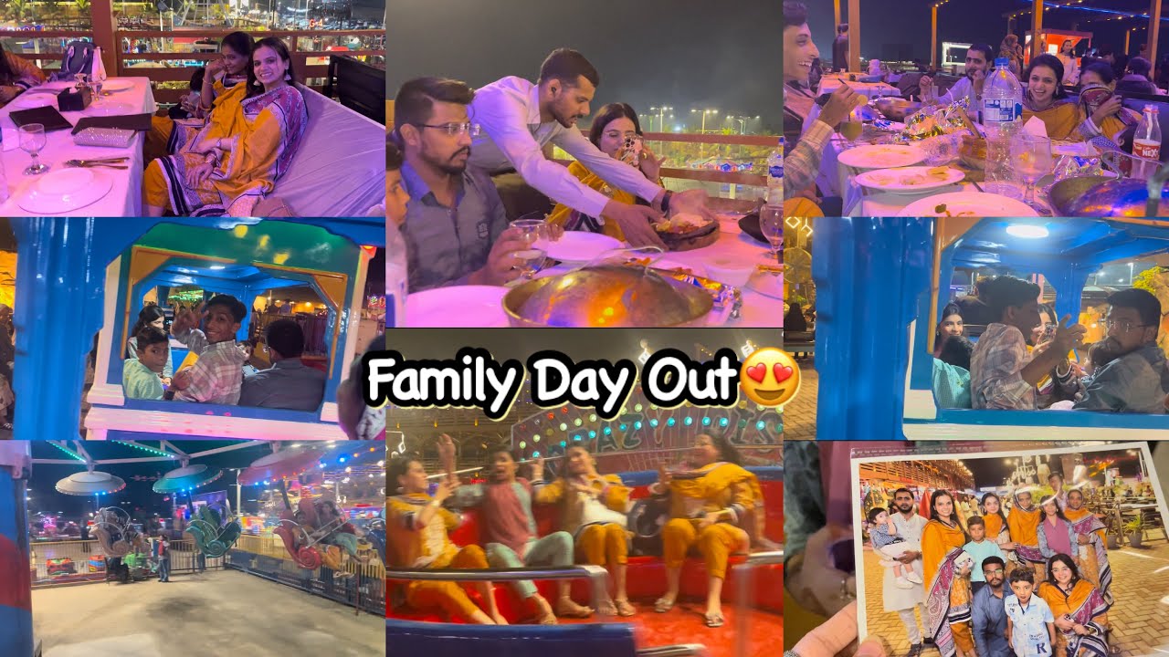 Family Day Out | Rides Me Beth Kar Bohat Enjoy Kya 😍 | Unzila Ki Sandal Toot Gai😂 | Vlog