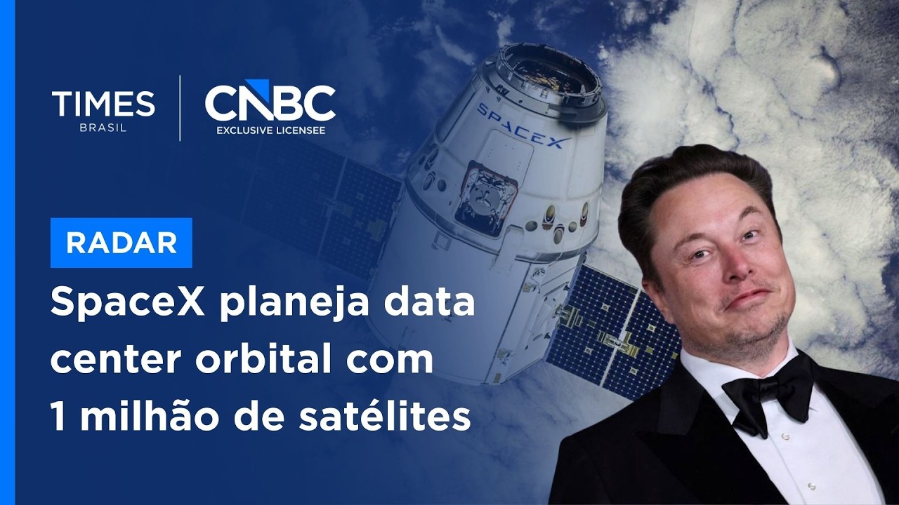 SpaceX quer lançar 1 milhão de satélites para criar data center de IA no espaço; assista à análise