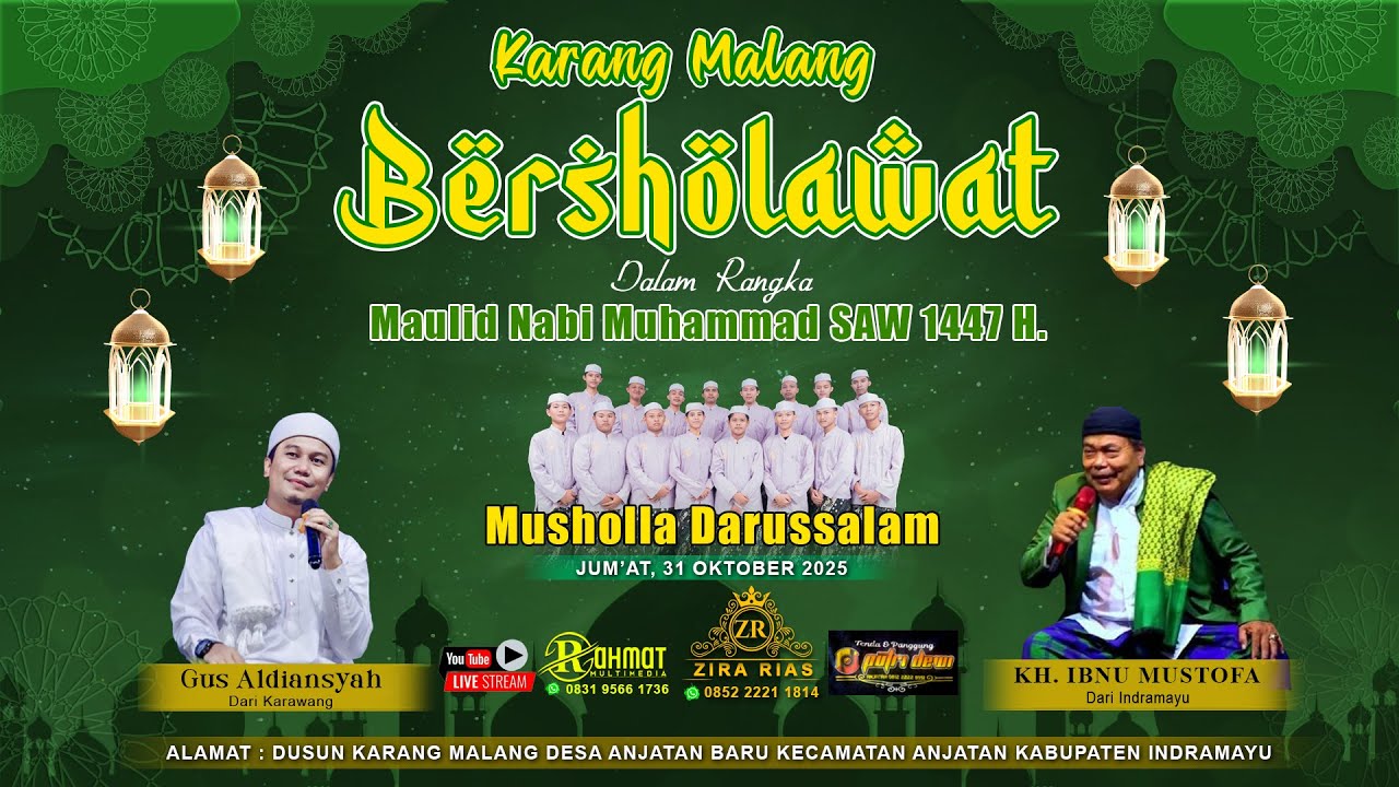 🔴[LIVE] KARANG MALANG BERSHOLAWAT BERSAMA 