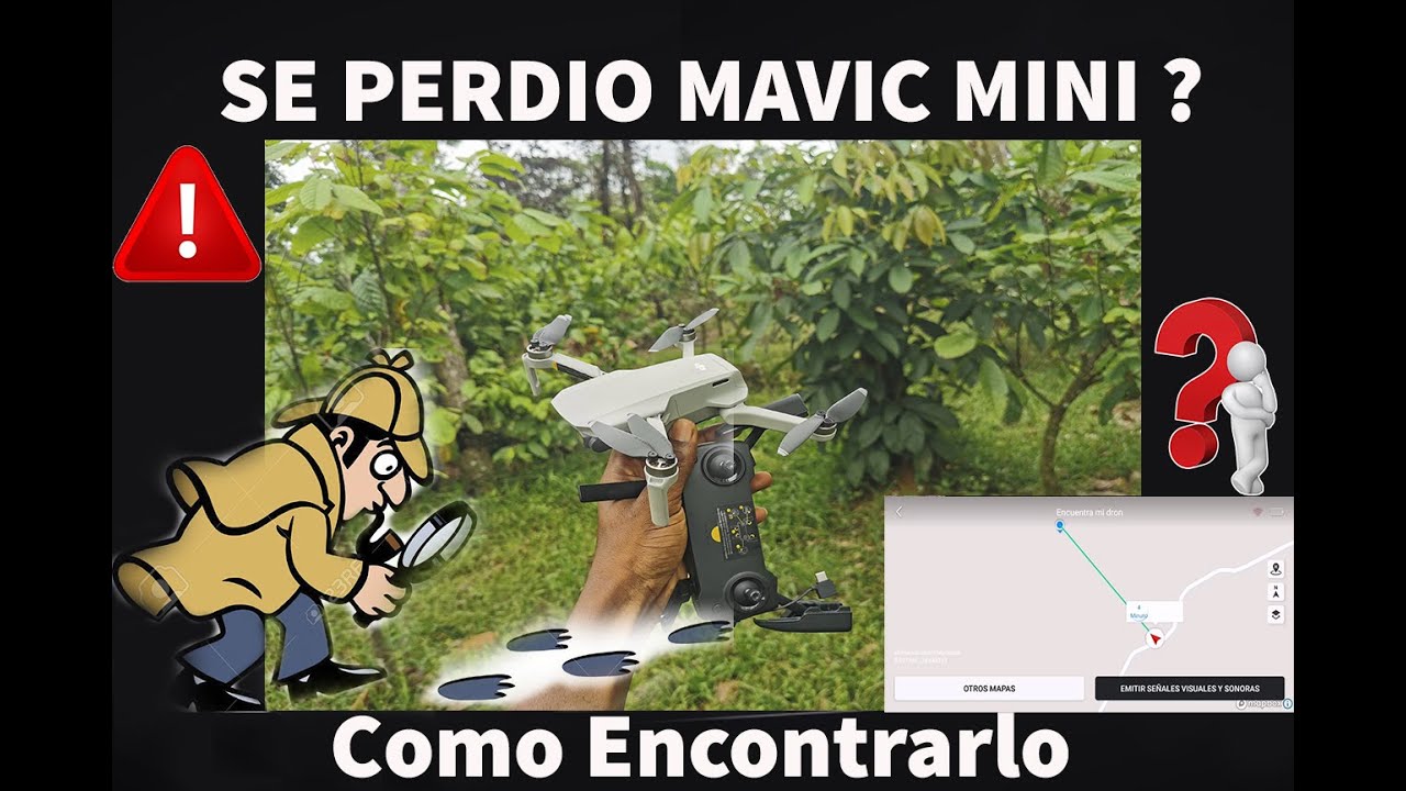 COMO ENCONTRAR DRONE MAVIC MINI  PERDIDO en ESPAÑOL