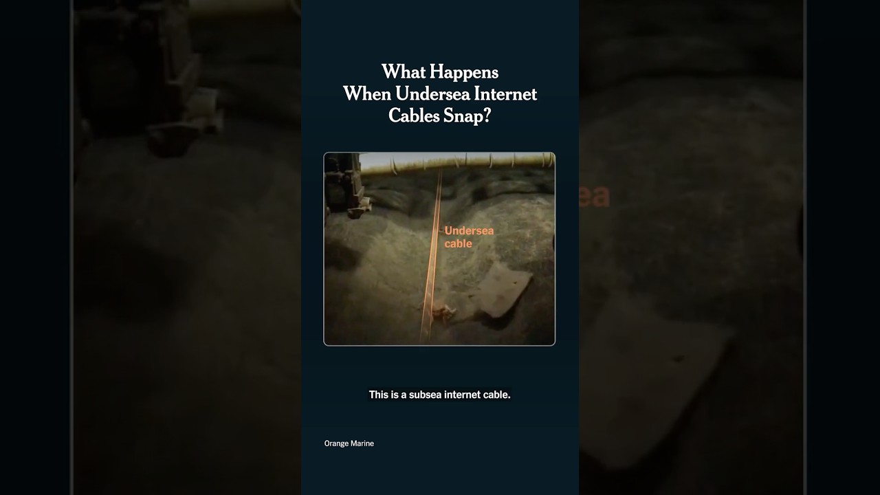 What Happens When Undersea Internet Cables Snap?
